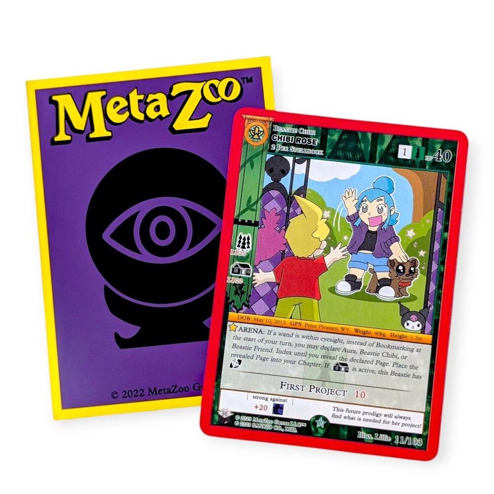 Kuromi's Cryptid Carnival MetaZoo (WW43): Chibi Rose 11/103